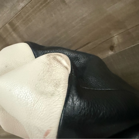 Coach Madison Pheobe Shoulder Bag Purse Pebbled Leather Two Tone Animal Print - Picture 6 of 16